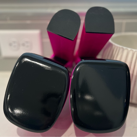 Versace Fuchsia Aevitas Single Platform Pumps - Picture 12 of 14